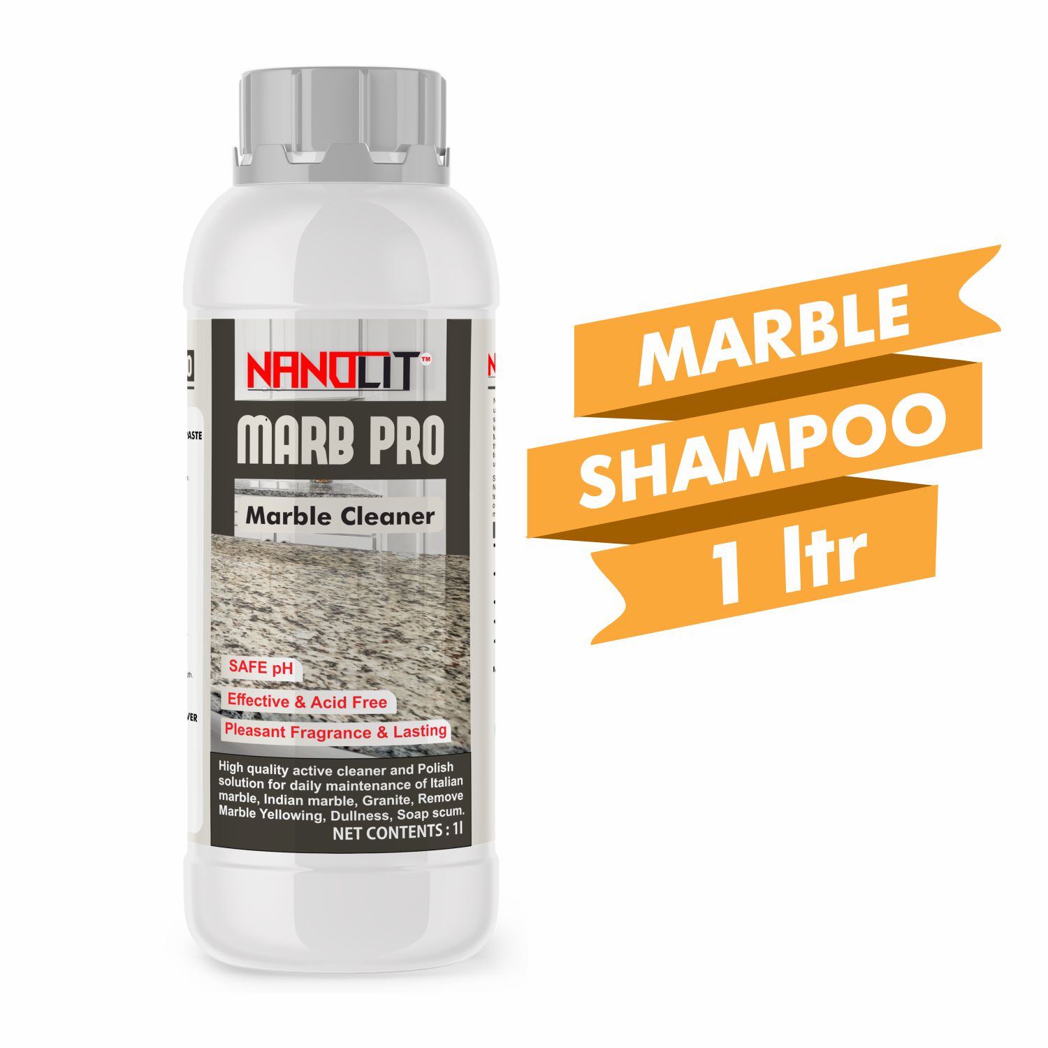 Nanolit Marb Pro 1 ltr ( Marble cleaner and polish )