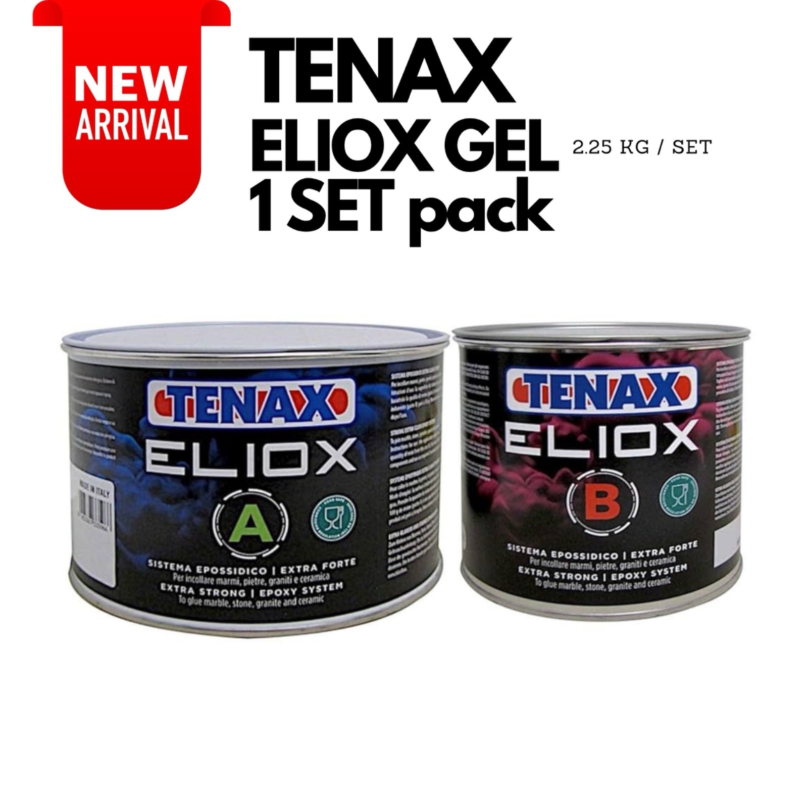 TENAX ELIOX GEL 2.25 KG ( 1 set )