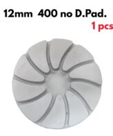 Marble science 12mm diamond marble polishing pad 400 number grid 1 pcs