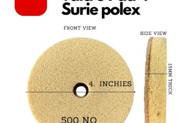 Surie polex Non Woven Pad 4 inches 500 No. 1 pcs